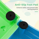 OLAKIDS Kids Balance Beam Stepping Stones Set, 20 PCS Montessori Obstacle Course for Toddler Indoor Outdoor