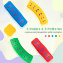 OLAKIDS Kids Balance Beam Stepping Stones Set, 20 PCS Montessori Obstacle Course for Toddler Indoor Outdoor