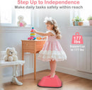 OLAKIDS Balance Stepping Stones for Kids 6pcs Non-Slip Plastic Balance Stones for Age 3-8 Years