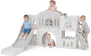 OLAKIDS Toddler Slide, 9 in 1 Kids Indoor Outdoor Playground for Boys Girls Aged 1+