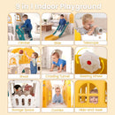OLAKIDS Toddler Slide, 9 in 1 Kids Indoor Outdoor Playground for Boys Girls Aged 1+