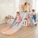 OLAKIDS Toddler Slide, 6 in 1 Kids Indoor Outdoor Playground for Boys Girls Aged 1+