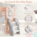 OLAKIDS Toddler Slide, 6 in 1 Kids Indoor Outdoor Playground for Boys Girls Aged 1+