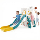 OLAKIDS Toddler Slide, 6 in 1 Kids Indoor Outdoor Playground for Boys Girls Aged 1+