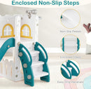 OLAKIDS Toddler Slide, 6 in 1 Kids Indoor Outdoor Playground for Boys Girls Aged 1+