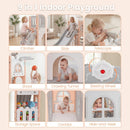 OLAKIDS Toddler Slide, 8 in 1 Kids Indoor Outdoor Playground for Boys Girls Aged 1+