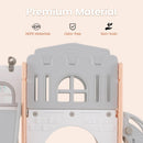 OLAKIDS Toddler Slide, 8 in 1 Kids Indoor Outdoor Playground for Boys Girls Aged 1+