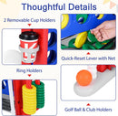 OLAKIDS Giant 4 in A Row Game with Height Adjustment, 4 to Score Games for Indoor Outdoor Fun