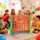 OLAKIDS Giant 4 in A Row Game with Height Adjustment, 4 to Score Games for Indoor Outdoor Fun