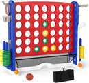 OLAKIDS Giant 4 in A Row Game with Height Adjustment, 4 to Score Games for Indoor Outdoor Fun
