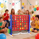 OLAKIDS Giant 4 in A Row Game with Height Adjustment, 4 to Score Games for Indoor Outdoor Fun