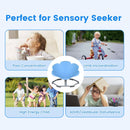 Olakids Sensory Spinning Chair, Flower Shape 360° Swivel Seat for Autistic Kids Autism ADHD Children