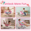 Olakids Sensory Spinning Chair, Flower Shape 360° Swivel Seat for Autistic Kids Autism ADHD Children