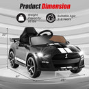 OLAKIDS Licensed Ford Mustang GT500 Ride on Car Battery Powered Electric Vehicle for Aged 3-8