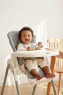 INFANS Foldable High Chair for Babies & Toddlers with Multiple Adjustable Backrest, Footrest and Seat Height