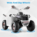 OLAKIDS 6V Kids ATV with Removable Trailer, Forward Backward Function, Widened & Wear-Resistant Wheels, Ride On Toy for Toddlers