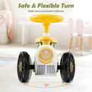 OLAKIDS Ride on Push Car, Kids Foot-to-Floor Sliding Car for Toddler with Train Whistle Sound, Under-Seat Storage, Toy Walker for Boys Girls Aged 19-36 Months