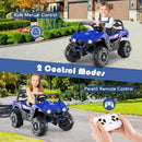 OLAKIDS 12V Ride on UTV, Battery Powered Off-Road Kids Electric Vehicles with Remote Control, Music, Horn, MP3, Lights, 3 Speeds, Soft Start, Ride on Truck for 3+ Boys Girls