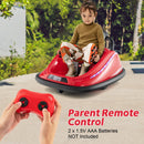 OLAKIDS Bumper Car for Toddlers, 12V Kids Electric Ride on Toy, Battery Powered Vehicle Racer for Baby