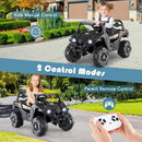 OLAKIDS 12V Ride on UTV, Battery Powered Off-Road Kids Electric Vehicles with Remote Control, Music, Horn, MP3, Lights, 3 Speeds, Soft Start, Ride on Truck for 3+ Boys Girls