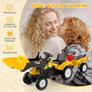 OLAKIDS Kids Ride on Excavator Pedal Car Bulldozer for Toddlers 3+