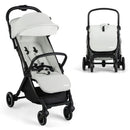 INFANS Lightweight Baby Stroller, One-Hand Gravity Fold, Compact Travel Stroller for Airplane