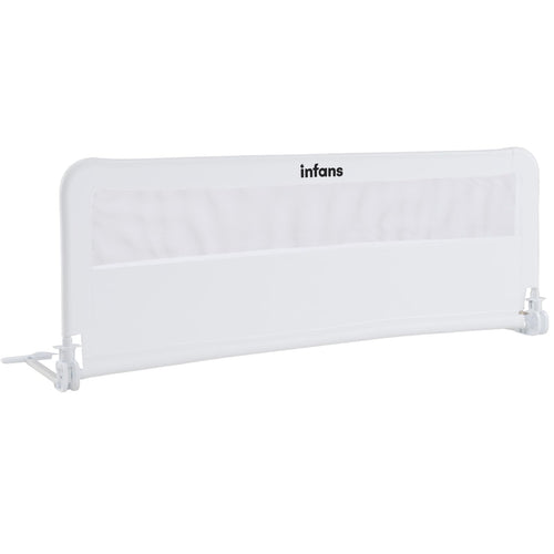 INFANS Bed Rail for Toddlers, 59" Foldable Safety Baby Crib Rail Fit for Kids Twin, Extra Long Swing Down Bed Guardrail for Convertible Crib, Queen, Full, King Mattress Side Guard