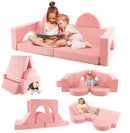 OLAKIDS Mondular Kids Play Couch, 8PCS Toddler Sectional Sofa Building Fort