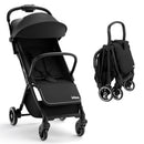 INFANS Lightweight Baby Stroller, One-Hand Gravity Fold, Compact Travel Stroller for Airplane