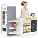 OLAKIDS Kids Grocery Store Playset, Wooden Supermarket Toy Set