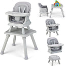 INFANS 8 in 1 Baby High Chair, Convertible Highchair for Babies and Toddlers, Infant Dining Booster Seat
