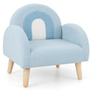 OLAKIDS Kids Sofa, Toddler Armchair with Solid Wooden Frame Anti-Tipping Design Plush Fabric