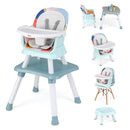 INFANS 8 in 1 Baby High Chair, Convertible Highchair for Babies and Toddlers, Infant Dining Booster Seat