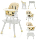 INFANS 8 in 1 Baby High Chair, Convertible Highchair for Babies and Toddlers, Infant Dining Booster Seat