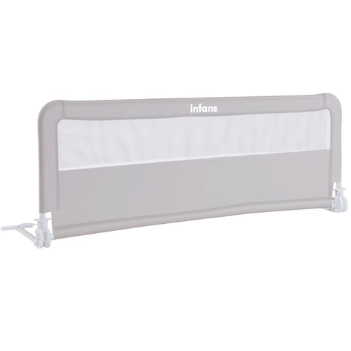 INFANS Bed Rail for Toddlers, 59" Foldable Safety Baby Crib Rail Fit for Kids Twin, Extra Long Swing Down Bed Guardrail for Convertible Crib, Queen, Full, King Mattress Side Guard