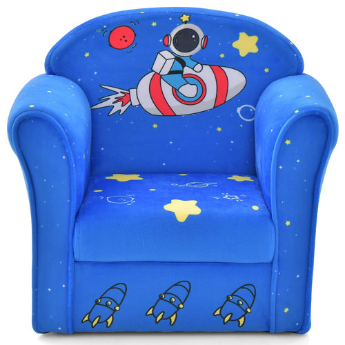 OLAKIDS Kids Sofa, Toddler Armchair Chair with Sturdy Wood Construction, Upholstered Children Armrest Couch