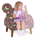 OLAKIDS Kids Sofa with Glow in The Dark, Toddler Armchair Couch