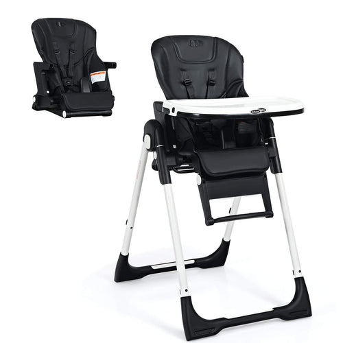 INFANS 4 in 1 High Chair–Booster Seat, Convertible Highchair, Installation-Free,Simple Fold for Baby, Infant& Toddler