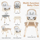 INFANS 8 in 1 Baby High Chair, Convertible Highchair for Babies and Toddlers, Infant Dining Booster Seat