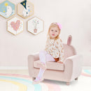 OLAKIDS Kids Sofa, Children Armrest Chair with Sturdy Wood Construction and Dutch Velvet