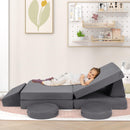 OLAKIDS Modular Kids Play Couch, 6 PCS Toddler Creative Sectional Fort Building Sofa for Playroom, Bedroom