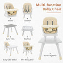 INFANS 8 in 1 Baby High Chair, Convertible Highchair for Babies and Toddlers, Infant Dining Booster Seat