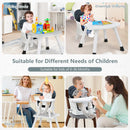 INFANS 8 in 1 Baby High Chair, Convertible Highchair for Babies and Toddlers, Infant Dining Booster Seat