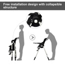 INFANS Foldable High Chair for Babies & Toddlers with Multiple Adjustable Backrest, Footrest and Seat Height