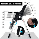 INFANS 4 in 1 High Chair–Booster Seat, Convertible Highchair, Installation-Free,Simple Fold for Baby, Infant& Toddler
