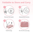 INFANS 3 in 1 Baby Bassinet, Bedside Sleeping, Rocking Cradle, Easy Folding Portable Safer Co-Sleeping Crib with Storage Basket