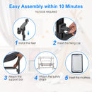 INFANS 3 in 1 Baby Bassinets, Bedside Sleeping for Newborn, Folding Crib with Mattress, Easy to Assemble Cradle