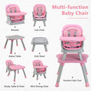 INFANS 8 in 1 Baby High Chair, Convertible Highchair for Babies and Toddlers, Infant Dining Booster Seat