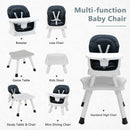 INFANS 8 in 1 Baby High Chair, Convertible Highchair for Babies and Toddlers, Infant Dining Booster Seat