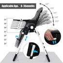 INFANS 4 in 1 High Chair–Booster Seat, Convertible Highchair, Installation-Free,Simple Fold for Baby, Infant& Toddler